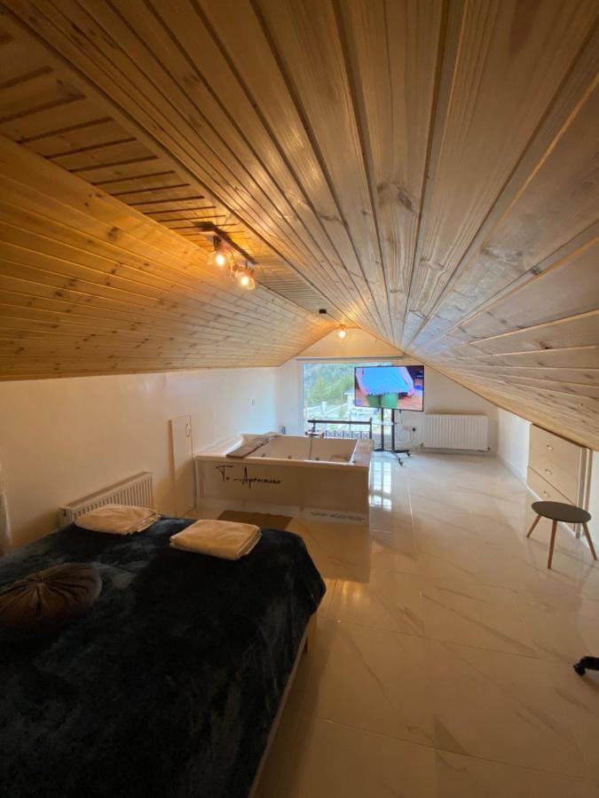 Aprosmeno Jacuzzi House 2 Apartment Agros Exterior foto